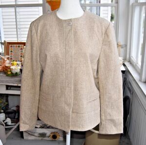 Vintage 80s Haberdashery Collection by Personal Petities Lined Wool Coat Medium